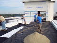 Spreading Sand for paver bed